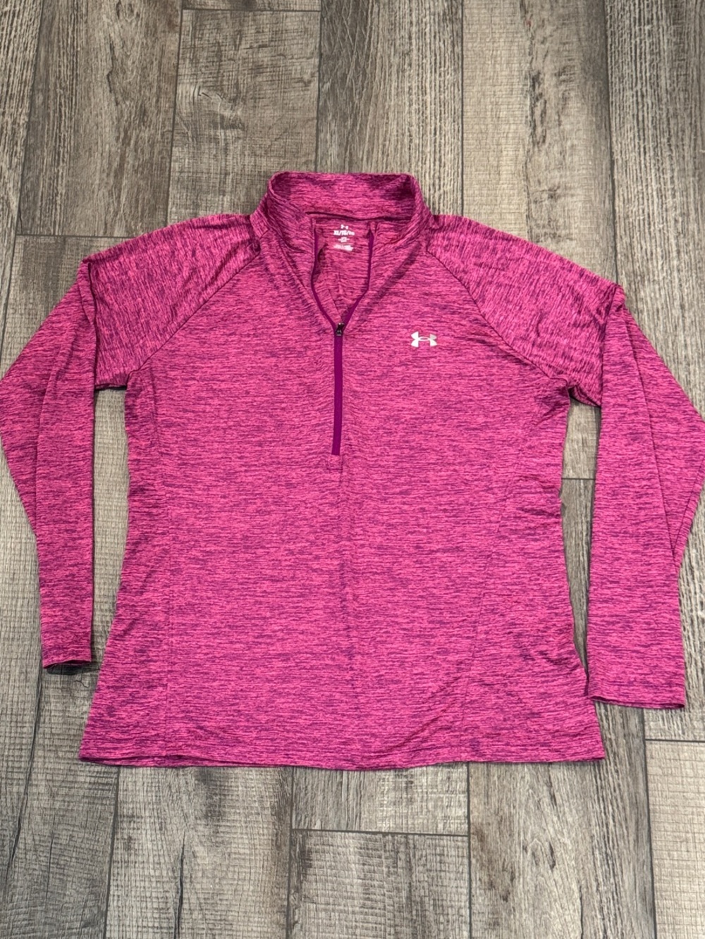 Under Armour Women’s Pink Quarter-Zip Performance Top